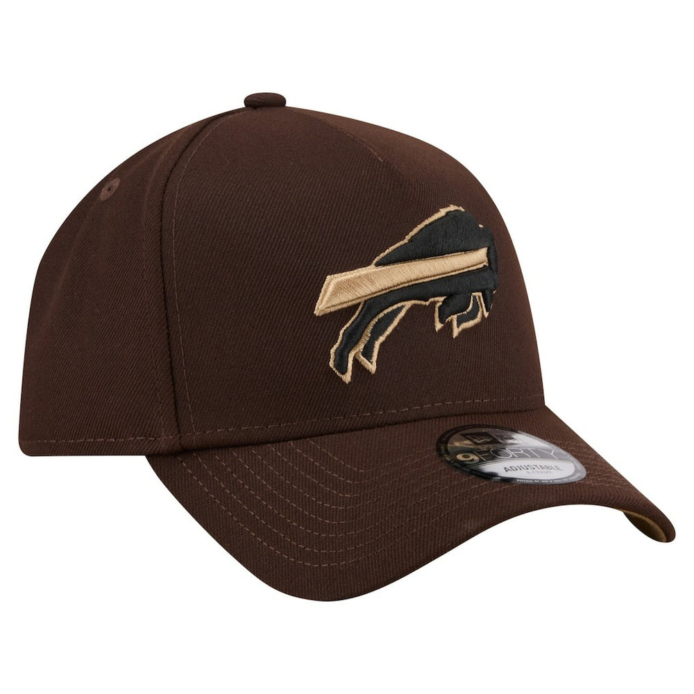 Burnt Wood A-Frame 9FORTY Adjustable Hat - Buffalo Bills Hats