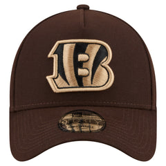 Burnt Wood A-Frame 9FORTY Adjustable Hat - Cincinnati Bengals Hats