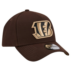 Burnt Wood A-Frame 9FORTY Adjustable Hat - Cincinnati Bengals Hats