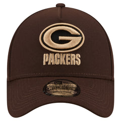 Burnt Wood A-Frame 9FORTY Adjustable Hat - Green Bay Packers Hats