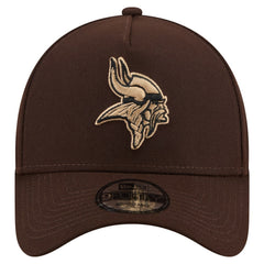 Burnt Wood A-Frame 9FORTY Adjustable Hat - Minnesota Vikings Hats