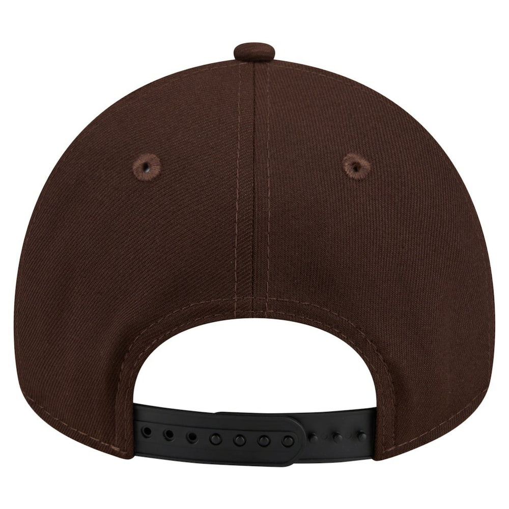 Burnt Wood A-Frame 9FORTY Adjustable Hat - New York Giants Hats