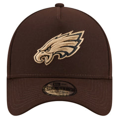 Burnt Wood A-Frame 9FORTY Adjustable Hat - Philadelphia Eagles Hats