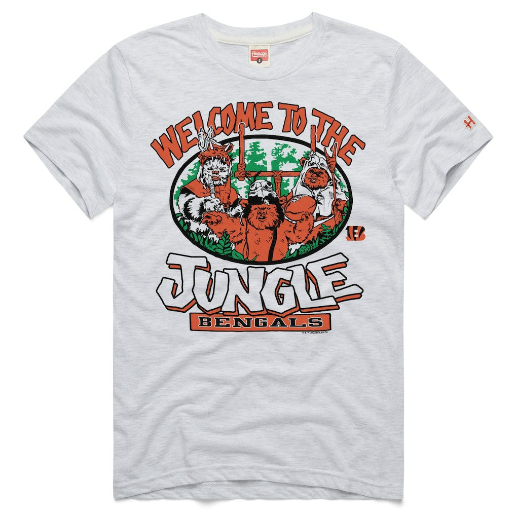 Homage Unisex Star Wars x NFL Tri-Blend T-Shirt - Cincinnati Bengals T-shirts