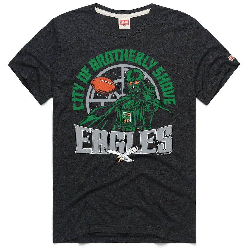Homage Unisex Star Wars x NFL Tri-Blend T-Shirt - Philadelphia Eagles T-shirts