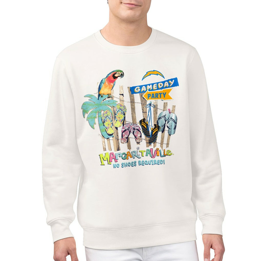 Margaritaville Gameday Party Fleece Sweatshirt - Los Angeles Chargers Sweatshirts