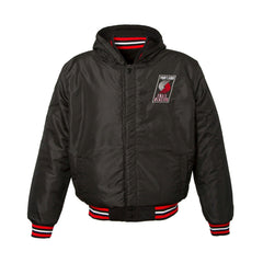 Portland Trail Blazers JH Design Youth Reversible Fleece Full-Zip Varsity Hoodie