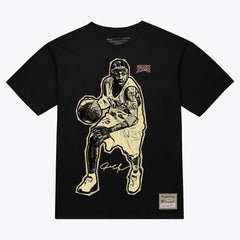 Mitchell & Ness Allen Iverson Philadelphia 76ers Unisex Blockbuster Player Graphic T-Shirt