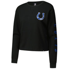 Women's Sport Night Thermal Long Sleeve Cropped T-Shirt - Indianapolis Colts T-shirts