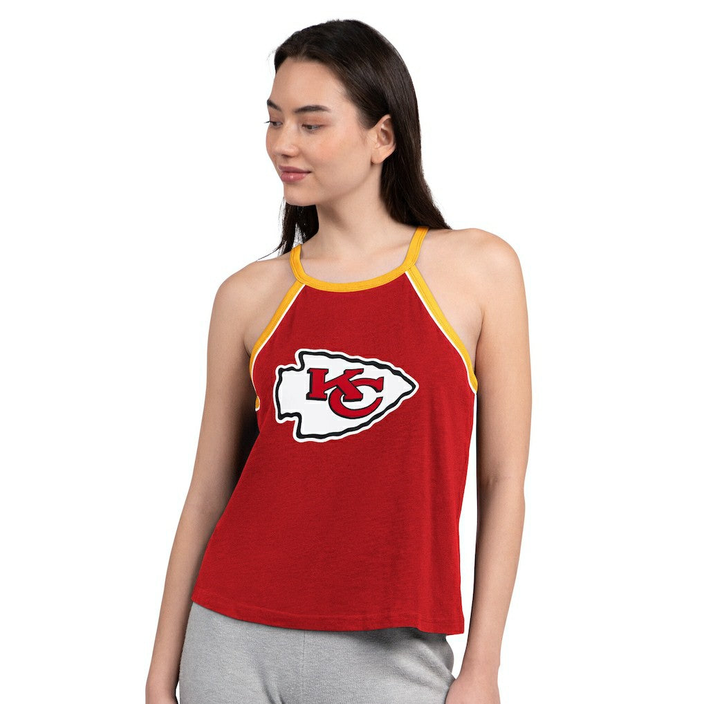 G-III 4Her by Carl Banks Women's Redemption Win Slub Tank Top - Kansas City Chiefs Tops