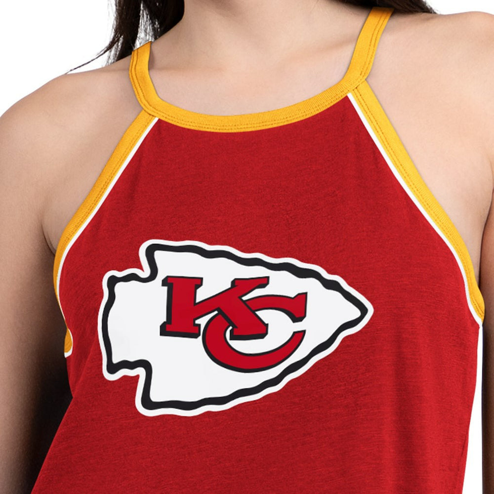 G-III 4Her by Carl Banks Women's Redemption Win Slub Tank Top - Kansas City Chiefs Tops