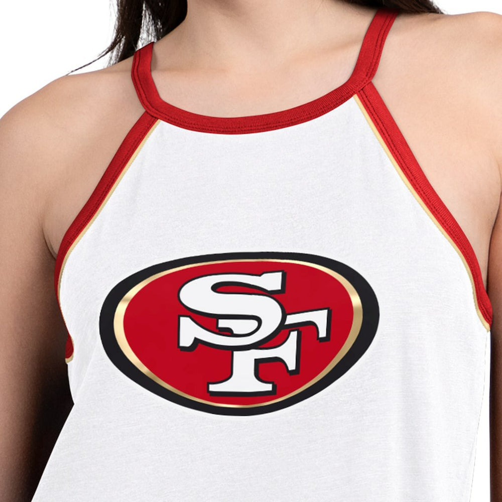 G-III 4Her by Carl Banks Women's Redemption Win Slub Tank Top - San Francisco 49ers Tops