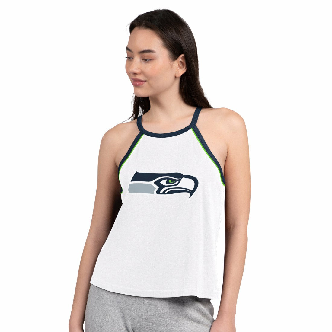 G-III 4Her by Carl Banks Women's Redemption Win Slub Tank Top - Seattle Seahawks Tops