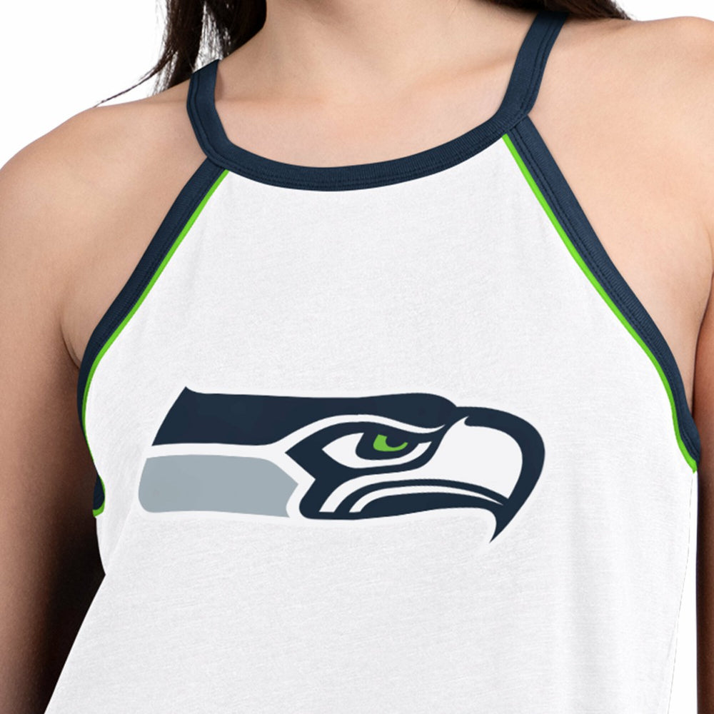 G-III 4Her by Carl Banks Women's Redemption Win Slub Tank Top - Seattle Seahawks Tops