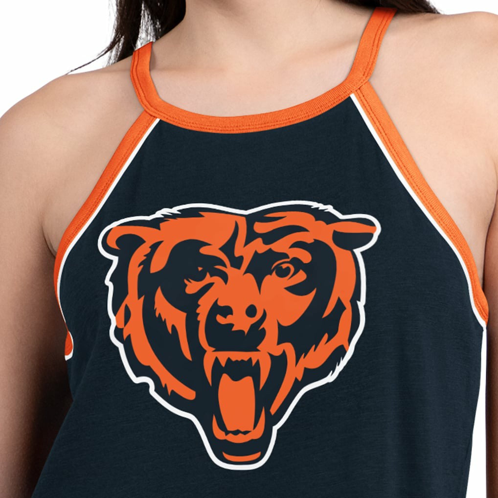G-III 4Her by Carl Banks Women's Redemption Win Slub Tank Top - Chicago Bears Tops