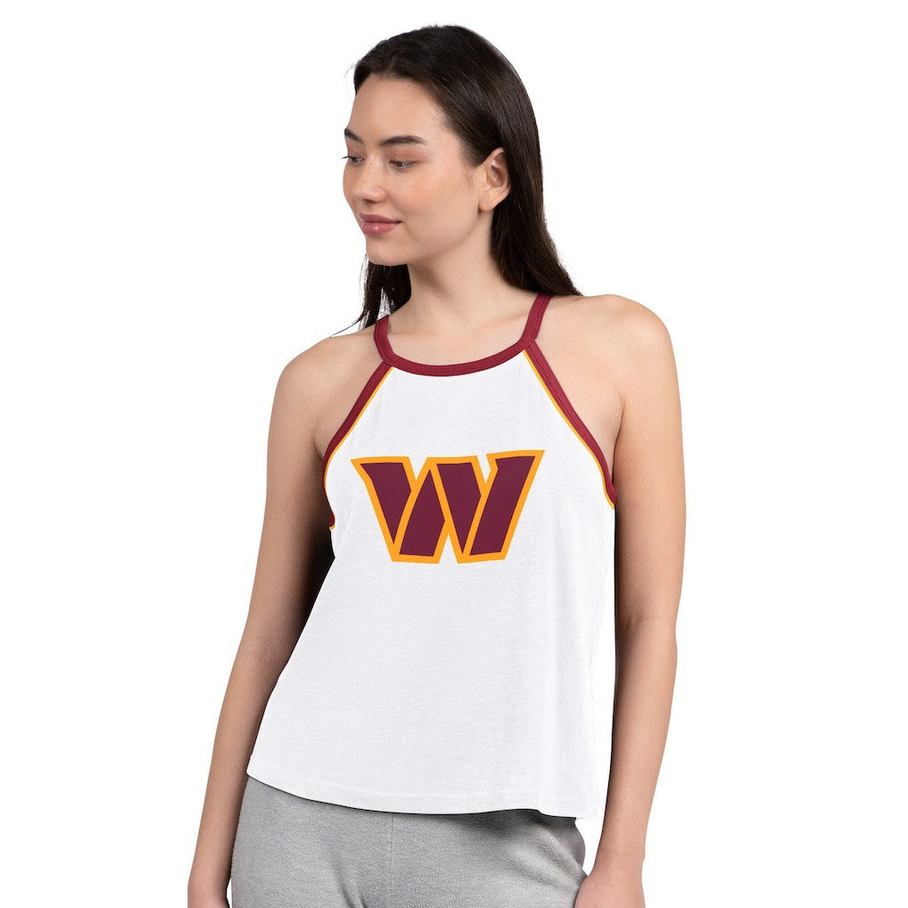 G-III 4Her by Carl Banks Women's Redemption Win Slub Tank Top - Washington Commanders Tops