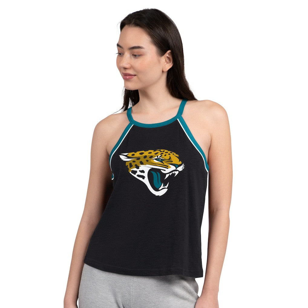 G-III 4Her by Carl Banks Women's Redemption Win Slub Tank Top - Jacksonville Jaguars Tops