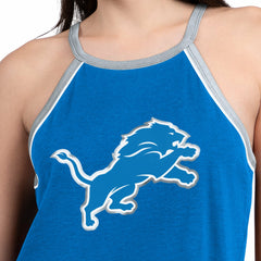 G-III 4Her by Carl Banks Women's Redemption Win Slub Tank Top - Detroit Lions Tops
