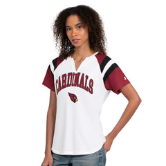 Starter Women's Game On Notch Neck T-Shirt - Arizona Cardinals T-shirts
