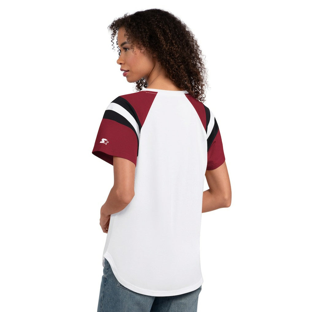 Starter Women's Game On Notch Neck T-Shirt - Arizona Cardinals T-shirts