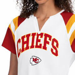 Starter Women's Game On Notch Neck T-Shirt - Kansas City Chiefs T-shirts