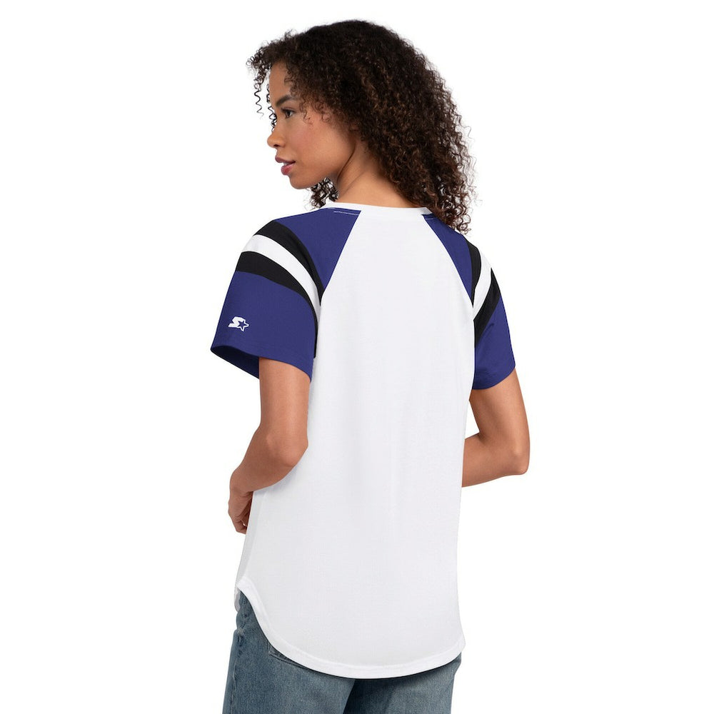 Starter Women's Game On Notch Neck T-Shirt - Baltimore Ravens T-shirts