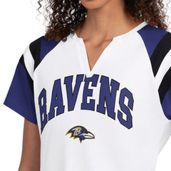 Starter Women's Game On Notch Neck T-Shirt - Baltimore Ravens T-shirts