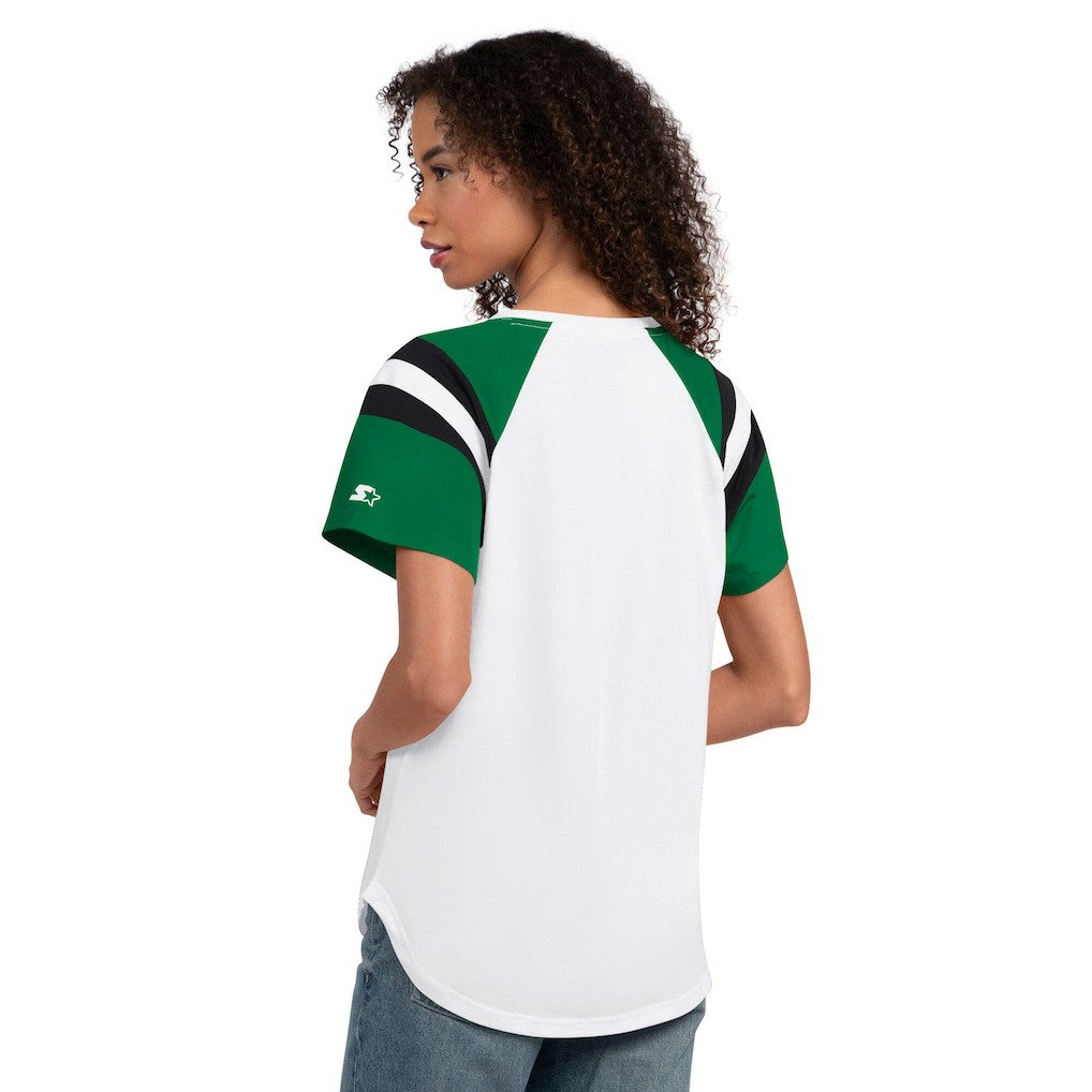Starter Women's Game On Notch Neck T-Shirt - Philadelphia Eagles T-shirts
