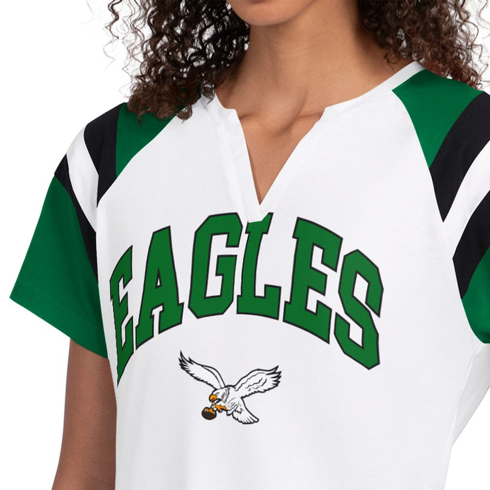 Starter Women's Game On Notch Neck T-Shirt - Philadelphia Eagles T-shirts