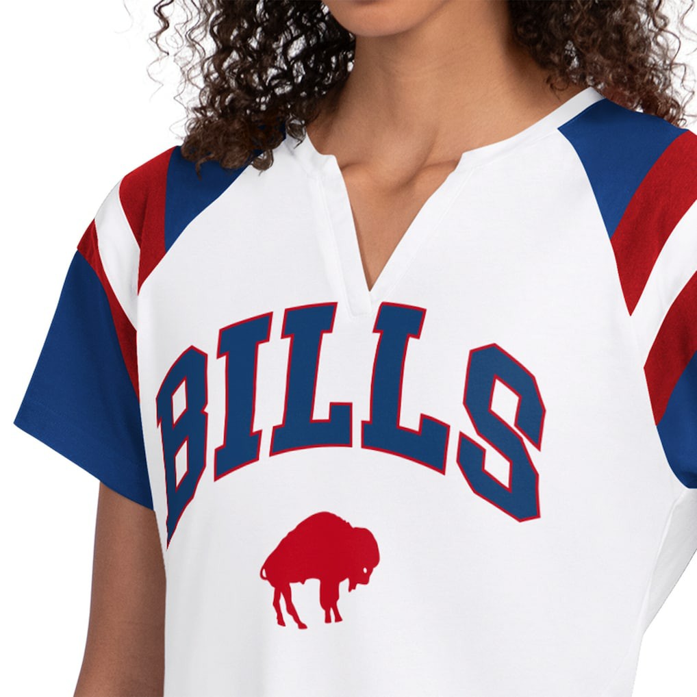 Starter Women's Game On Notch Neck T-Shirt - Buffalo Bills T-shirts