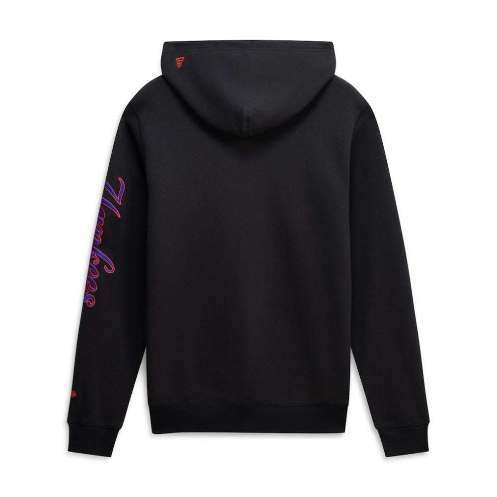 Black New York Yankees New Era Dominican Republic Country Flag Hoodie
