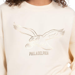 Starter Women's Travel Pastels Boxy Fleece Sweatshirt - Philadelphia Eagles Sweatshirts