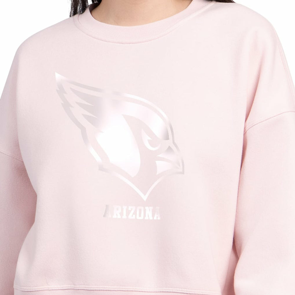 Starter Women's Travel Pastels Boxy Fleece Sweatshirt - Arizona Cardinals Sweatshirts