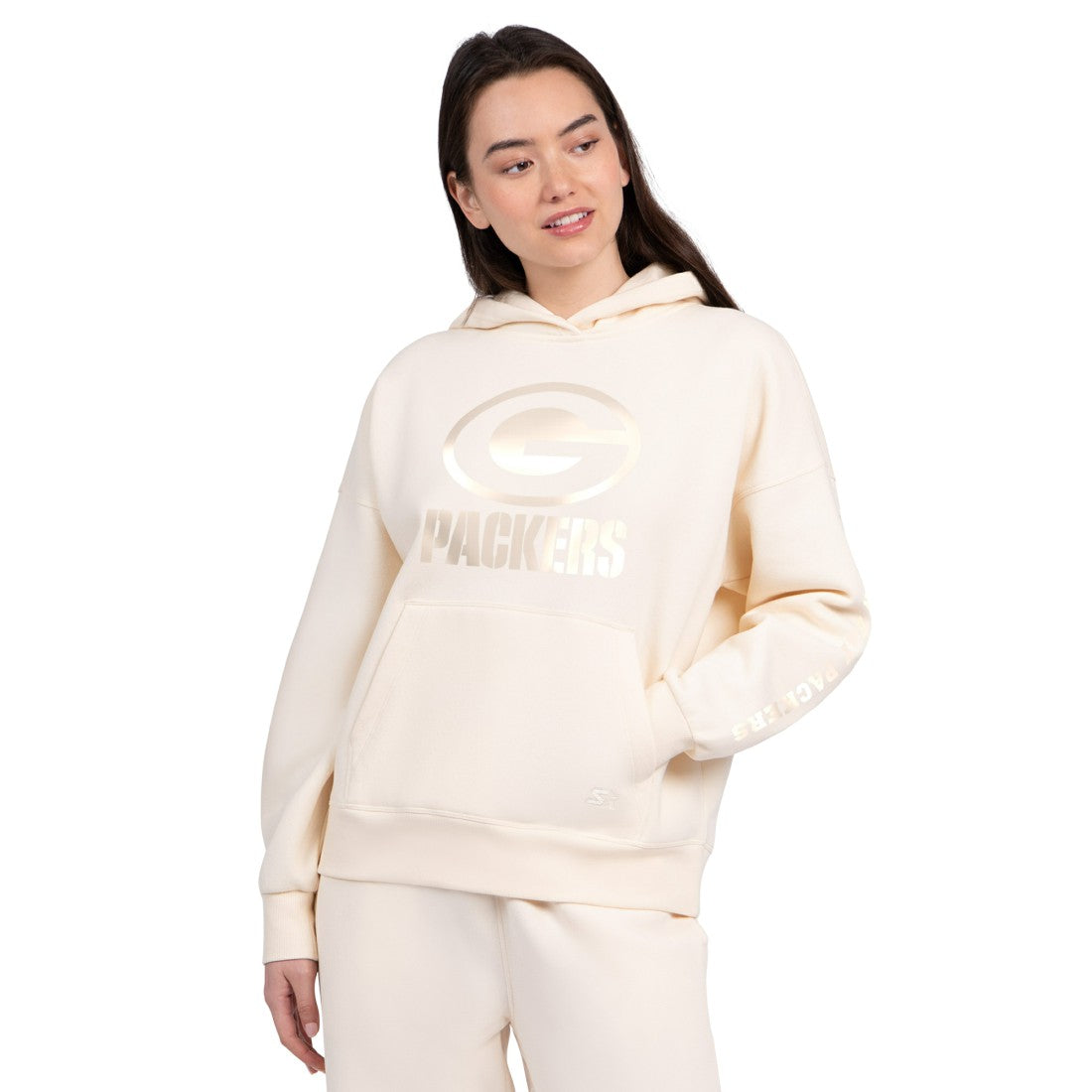 Starter Women's Pastels Relaxed Travel Hoodie - Green Bay Packers Hoodies