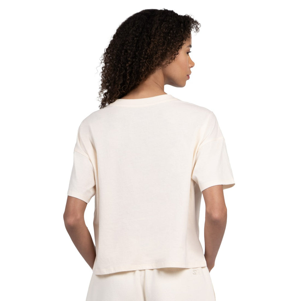 Starter Women's Pastel Travel Boxy Cropped T-Shirt - Detroit Lions T-shirts