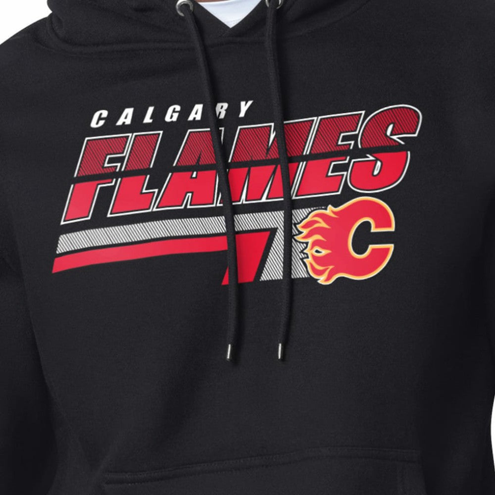 NHL Calgary Flames Starter Logo Push Fleece Hoodie