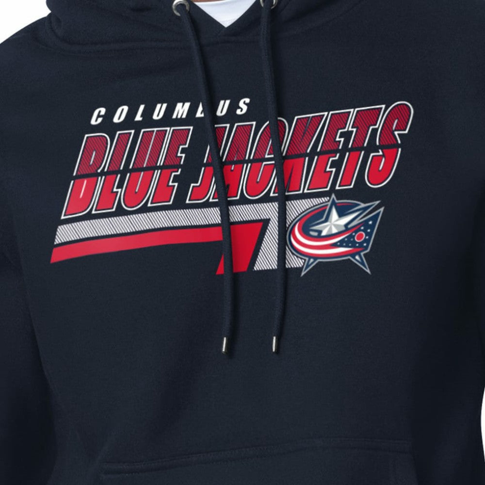 NHL Columbus Blue Jackets Starter Logo Push Fleece Hoodie