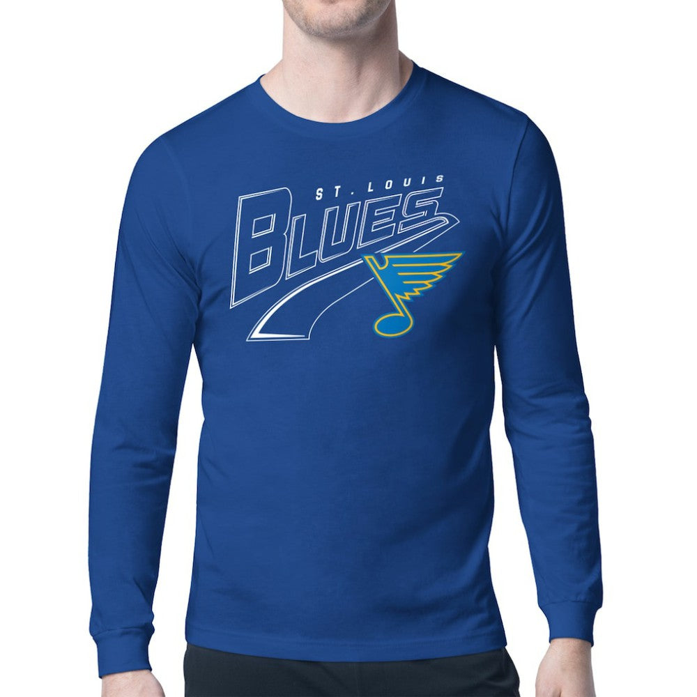 NHL St. Louis Blues Starter Modern Tailsweep Long Sleeve T-Shirt
