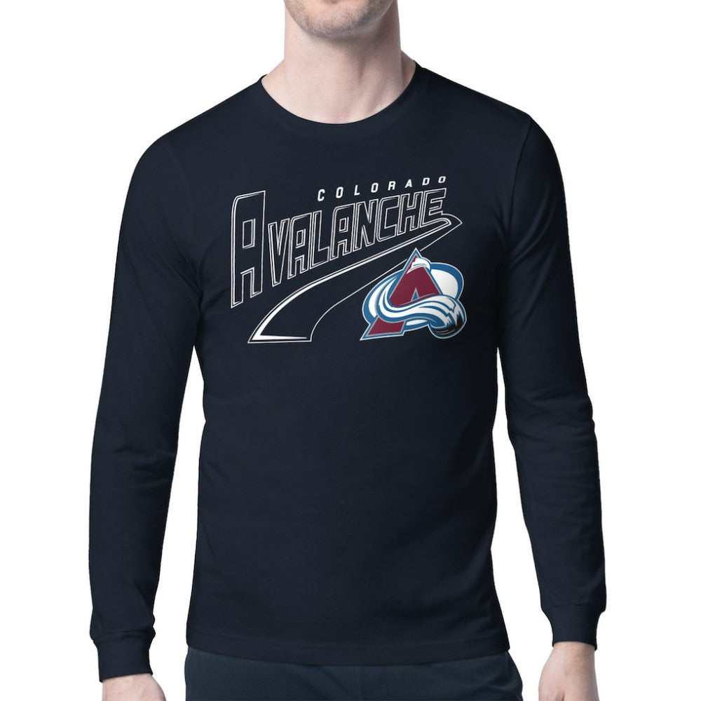 NHL Colorado Avalanche Starter Modern Tailsweep Long Sleeve T-Shirt