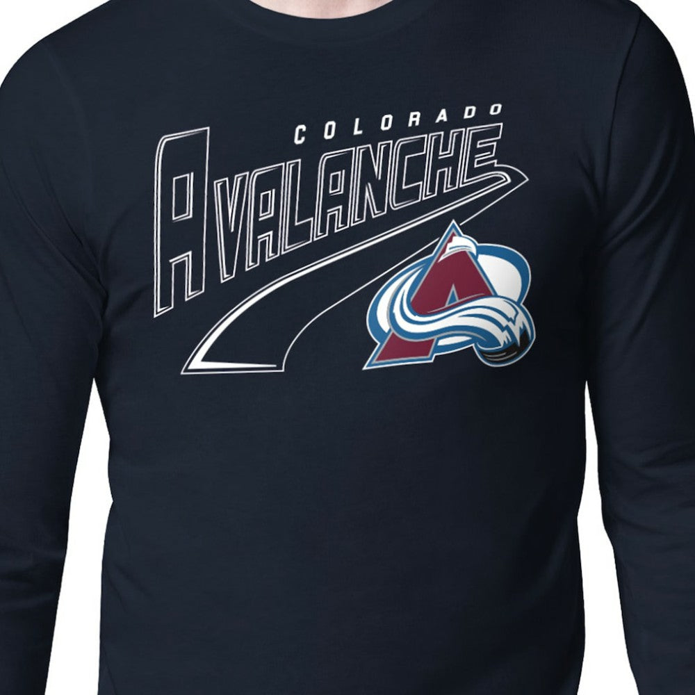 NHL Colorado Avalanche Starter Modern Tailsweep Long Sleeve T-Shirt