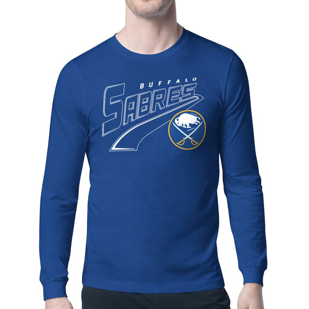 NHL Buffalo Sabres Starter Modern Tailsweep Long Sleeve T-Shirt