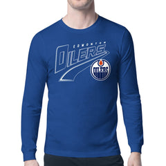 NHL Edmonton Oilers Starter Modern Tailsweep Long Sleeve T-Shirt