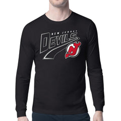 NHL New Jersey Devils Starter Modern Tailsweep Long Sleeve T-Shirt