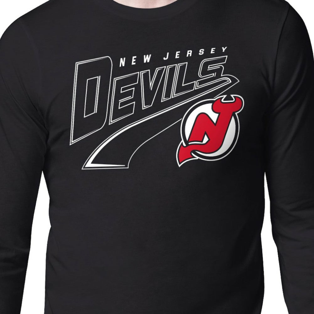 NHL New Jersey Devils Starter Modern Tailsweep Long Sleeve T-Shirt