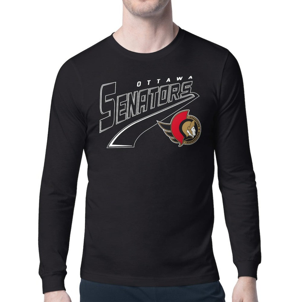 NHL Ottawa Senators Starter Modern Tailsweep Long Sleeve T-Shirt