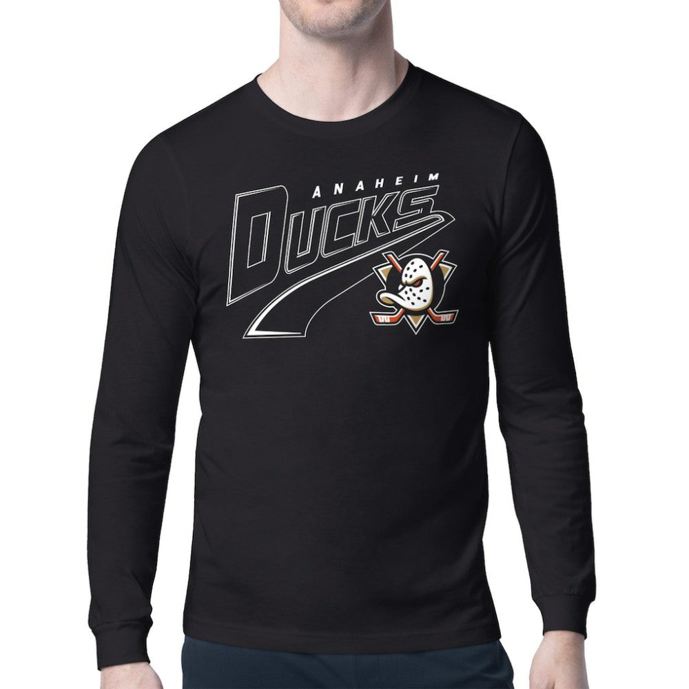 NHL Anaheim Ducks Starter Modern Tailsweep Long Sleeve T-Shirt