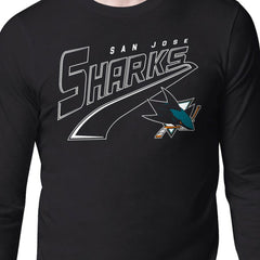 NHL San Jose Sharks Starter Modern Tailsweep Long Sleeve T-Shirt