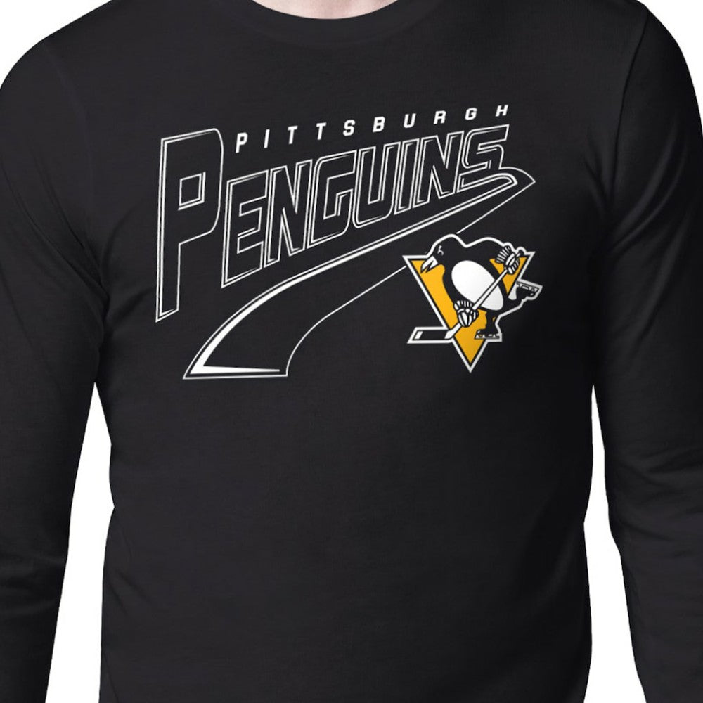 NHL Pittsburgh Penguins Starter Modern Tailsweep Long Sleeve T-Shirt