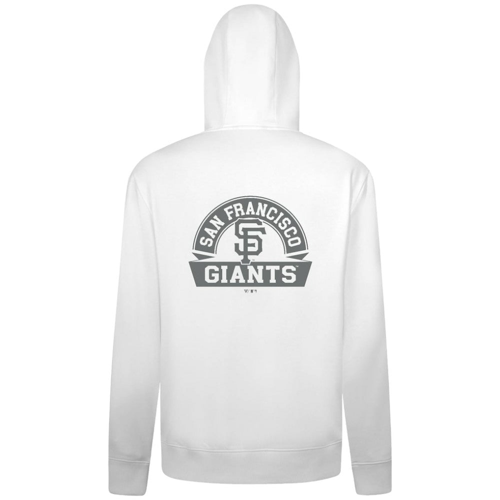 White San Francisco Giants Levelwear Podium Banner Arch Full-Zip Hoodie