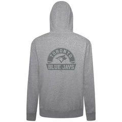 Heather Gray Toronto Blue Jays Levelwear Podium Banner Arch Full-Zip Hoodie